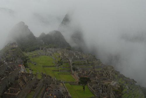 Machu Picchu in Rain