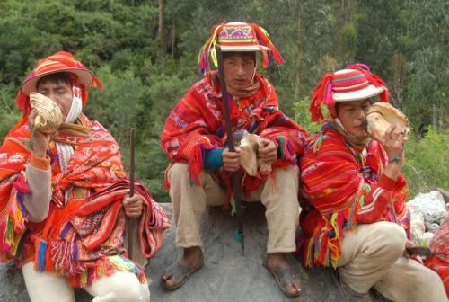 Locals Celebrating Near Ollantaytambo, Sacred Valley, Peru