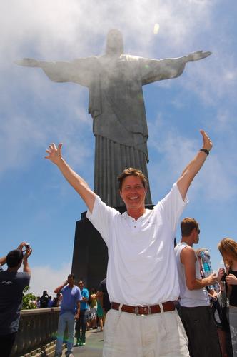 At the Christ the Redeemer Statue, Rio